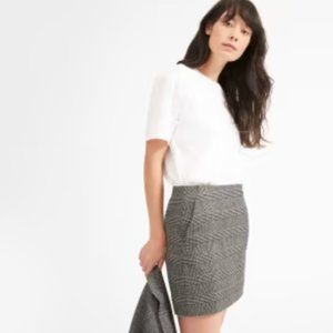 Everlane Wool Mini Skirt